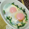 いもけんぴ小夏's cooksnap of when they made ほうれん草と鮭のマヨたまココット☆.