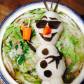 クックVKFG5J☆'s cooksnap of when they made 大根おろしアート♡オラフ.