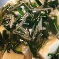 さきちママなり☆'s cooksnap of when they made 豆腐とニラときのこのとろみ煮.
