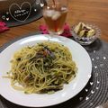 クックBKS6E9☆'s cooksnap of when they made オイルサーディンと青ネギのパスタ.