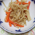 merry24's cooksnap of when they made もやしえのききんぴら.