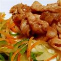 はりnezumi's cooksnap of when they made 豚肉のくわ焼き.