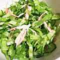 みぞちゃお's cooksnap of when they made きゅうりかにかまレタスの酢の物風サラダ.