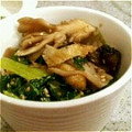 めいつき's cooksnap of when they made マイタケと小松菜の胡麻和え.