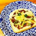 いじゅむ's cooksnap of when they made ●簡単！なめたけとネギのトースト●.