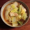 twママ's cooksnap of when they made 簡単～白菜ベーコン生姜のめんつゆ煮✿.
