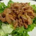 みい５２１２'s cooksnap of when they made 豚肉の生姜焼き（玉ねぎが秘訣）.