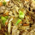 ７３５ママ's cooksnap of when they made 大根と豚肉のねぎ味噌炒め煮.