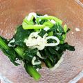 Ichisumi's cooksnap of when they made ジャコ入り小松菜と切り干しのハリハリ漬け.