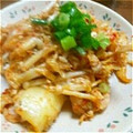 ■茉莉■'s cooksnap of when they made 卵でとじたエノキ入り豚キムチ〜.
