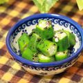 ぽっぽぺぺ's cooksnap of when they made オクラのお浸し.
