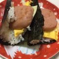 まかてぃん's cooksnap of when they made 魚ニソー卵おにぎりサンド＊.