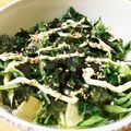 きむまい's cooksnap of when they made 豆腐と水菜のマヨポンサラダ.