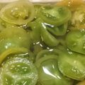 ぽふもも's cooksnap of when they made 青トマトのピクルス.