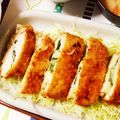 けいちむN's cooksnap of when they made とろ～りチーズINチキンカツ＊特製ソース.