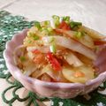 赤い電話's cooksnap of when they made 大根とりんごのスライスサラダ.