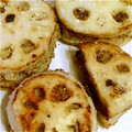 Lady_Leda's cooksnap of when they made 蓮根のはさみ焼き.