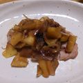 南南東の風's cooksnap of when they made ポークステーキwithアップルソテー.