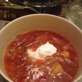 Emmabeagle's cooksnap of when they made ボルシチ★Russian Borscht.