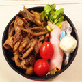 みりたぽ's cooksnap of when they made ☆豚肉と舞茸のオイスター生姜炒め☆お弁当.