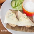 taku＊tei's cooksnap of when they made 朝の幸せチーズポテサラのブルスケッタ.