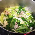 りんごのおいも's cooksnap of when they made べか菜ときのこの煮浸し.