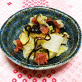 シャンプーハット's cooksnap of when they made 白菜の梅塩昆布和え.