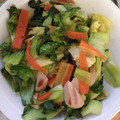 こたつねこくん's cooksnap of when they made 簡単！青梗菜とお魚ソーセージの炒め物.