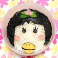 シャンプーハット's cooksnap of when they made キャラ弁　はなかっぱ～ももかっぱちゃん　.