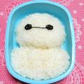 シャンプーハット's cooksnap of when they made ご飯と海苔だけ！ベイマックスのキャラ弁.