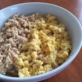 ヤプコ's cooksnap of when they made ＊鶏そぼろごはん＊.