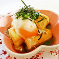 keiO3's cooksnap of when they made 揚げだし豆腐に温泉卵をとろーり.