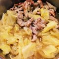 hakobetet's cooksnap of when they made 豚肉とキャベツの塩バター煮.