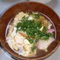 おひさま太陽's cooksnap of when they made 優しい味の豆腐と玉子の澄まし汁.
