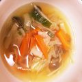 yuricka's cooksnap of when they made 野菜たっぷり！切干大根のコンソメスープ.