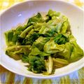 あ～ちゃんさ～ちゃん's cooksnap of when they made あと一品に♪レタスのドレッシング炒め.