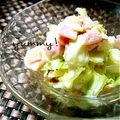 inyako's cooksnap of when they made 春キャベツとハムのサラダ.