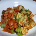 こすきえくん's cooksnap of when they made 豚肉と小松菜のコチュジャン炒め.