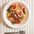 にんゆえ's cooksnap of when they made *塩レモン*de いかとアスパラのパスタ.