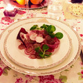 kyonceltic's cooksnap of when they made 簡単キレイ♡カブと巨峰の生ハムマリネ.