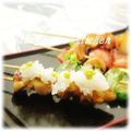 ババガレイ's cooksnap of when they made 絶品焼き鳥　わさびおろし・梅おろし.