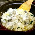 belle⭐'s cooksnap of when they made 牡蠣と白菜のクリームリゾット.