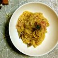 ma___111's cooksnap of when they made 濃厚！酒粕+白みそ+チーズのパスタ.
