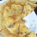 youich's cooksnap of when they made セモリナ粉でピザ（ピザロースター使用）.