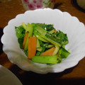 ramieru's cooksnap of when they made 簡単☆美味しい小松菜と人参炒め.