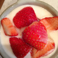 horseland's cooksnap of when they made ☆いちごの練乳ヨーグルト☆.