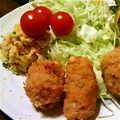 yuyayazu's cooksnap of when they made 豚こま肉でさくさくチーズミルフィーユかつ.
