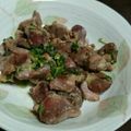 Yuzuksc's cooksnap of when they made ネギたっぷり♬ズリ塩.