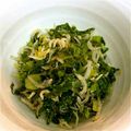 clover3664's cooksnap of when they made 万能！カブの葉とちりめんじゃこの炒め物.