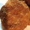 ゆうたんゆう's cooksnap of when they made サクッと美味しいレンコンのひき肉詰め揚げ.